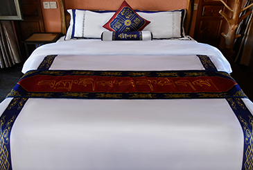 民宿酒店床上用品、藏族元素床上用品