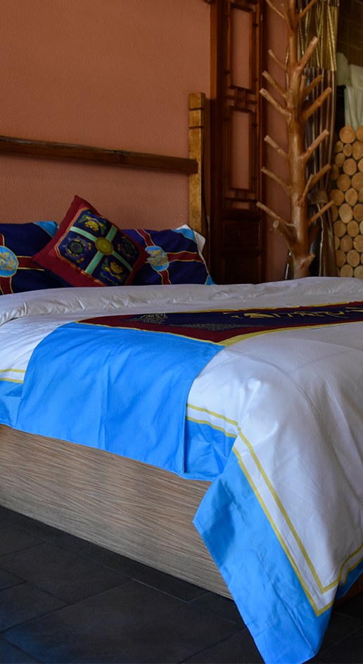 民族風格床上用品、藏族元素民宿床上用品