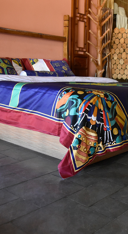 藏族風格床上用品、藏族民宿床上用品